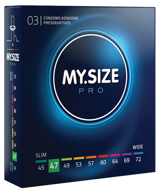Prezerwatywy kondomy My.Size Pro rozmiar 47 3 szt