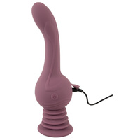 Wibrujący mocarz – ultrasilny wibrator do punktu G, z przyssawką, 23,5 cm