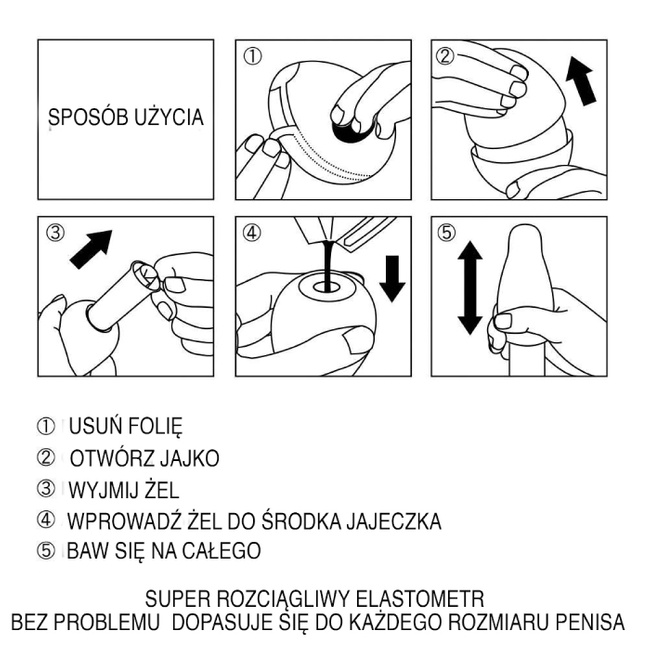 Na lepszy dzień - masturbator jajko Tenga EGG Shiny o frezach w kształcie słonecznych promieni, seria Hard Boiled (STRONG)