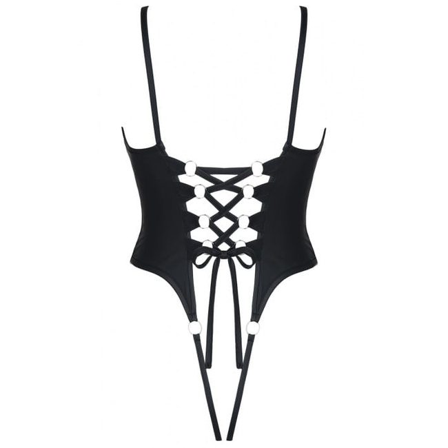 REJA - Czarne body - seksowna bielizna BDSM