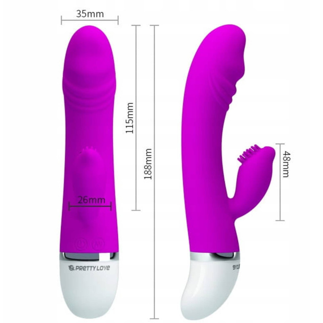 Profesjonalny wibrator damski do punktu G i łechtaczki
