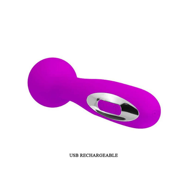 Masażer silikonowy, wibrator różdżka wand, wielozadaniowy