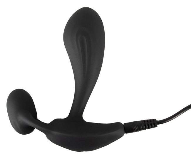 Silikonowy, dwusilnikowy, spacerowy masażer prostaty i krocza na pilota