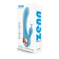 Silnie wibrujący figlarz z króliczkiem o długich silnie drgających uszach