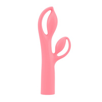 Królik Alicji – bajeczny elastyczny wibrator z królikiem do łechtaczki, 25 cm I wkładane 13,3 cm, silikon, IPX7