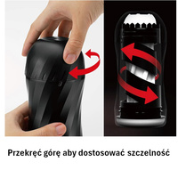 Zakręcony masturbator -Masturbator AIR-TECH TWIST Ripple TENGA
