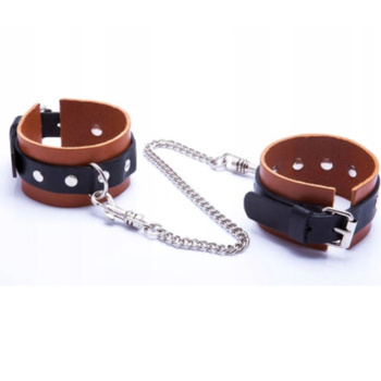 Kajdanki męskie skórzane