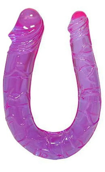 Dwustronne dildo dla par różowe