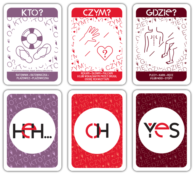 Karciana gra erotyczna dla par OH YES! PURPULE seks randka prezent