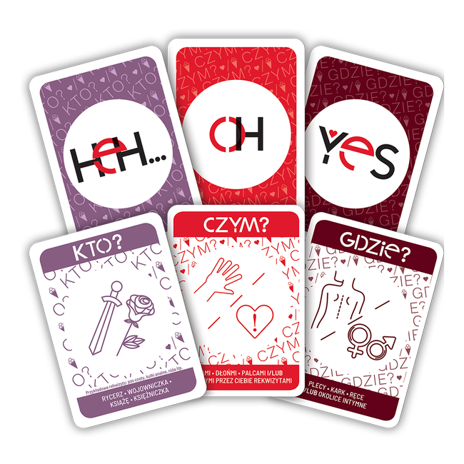 Karciana gra erotyczna dla par OH YES! PURPULE seks randka prezent