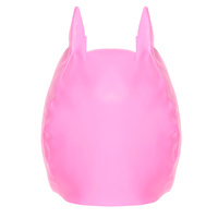 Lakierowa maska ​​na głowę Black Level - Vinyl Cat Mask S-L