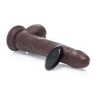 Nowoczesne dildo silikonowe, waginalno-analne - zwrotne z przyssawka RC Zenn