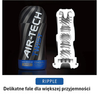 Zakręcony masturbator -Masturbator AIR-TECH TWIST Ripple TENGA