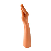 Nowoczesne dildo silikonowe, waginalno-analne - ręka, do fistingu waginalnego i analnego, naturalne w dotyku, 34 cm / 31,5 cm wkładane, max Ø 67 mm