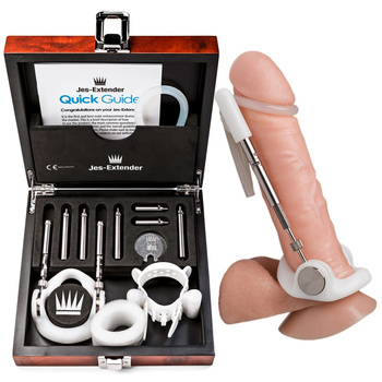 ZESTAW DO SKUTECZNEGO POWIĘKSZANIA PENISA JES EXTENDER ORIGINAL STANDARD