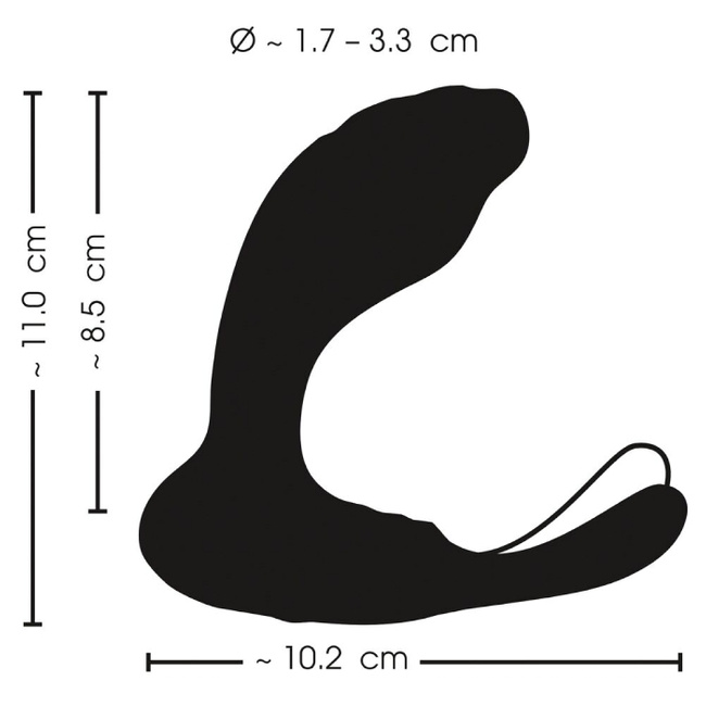 Wibrujący stymulator o podwójnej funkcji DLA NIEJ wibrator punktu G i DLA NIEGO masażer prostaty 