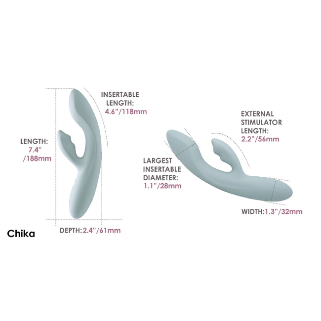 Gorąca namiętność wibrator z królikiem do łechtaczki i funkcja grzania sterowany smartfonem 18,8 cm