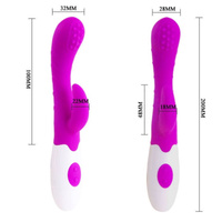 Wielozadaniowy wibrator silikonowy z ruchomą główką