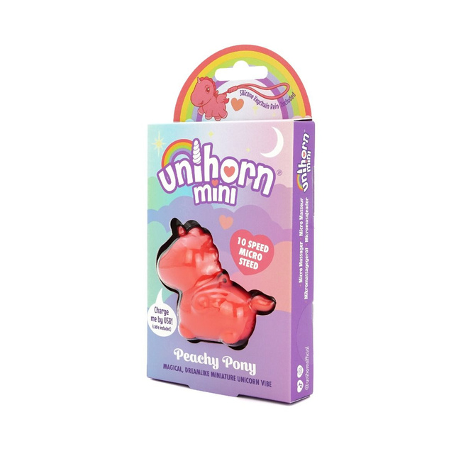 Peachy Pony! Jednorożec stymulator łechtaczki. Mocne i intensywne doznania! Dyskretna forma - brelok.
