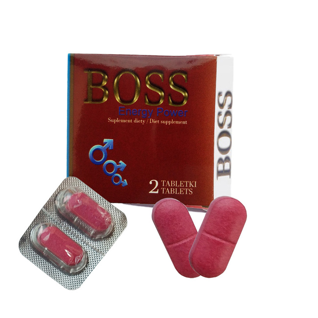 Boss Energy Power -  suplement diety, 2 tabletki x 460 mg na potencję erekcję