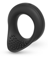 Wibrujący pierścień ring erekcyjny stymulacją jąder, 2 generatory wibracji, silikon, wodoodporny IPX7, Ø 4 cm (rozciągliwe)