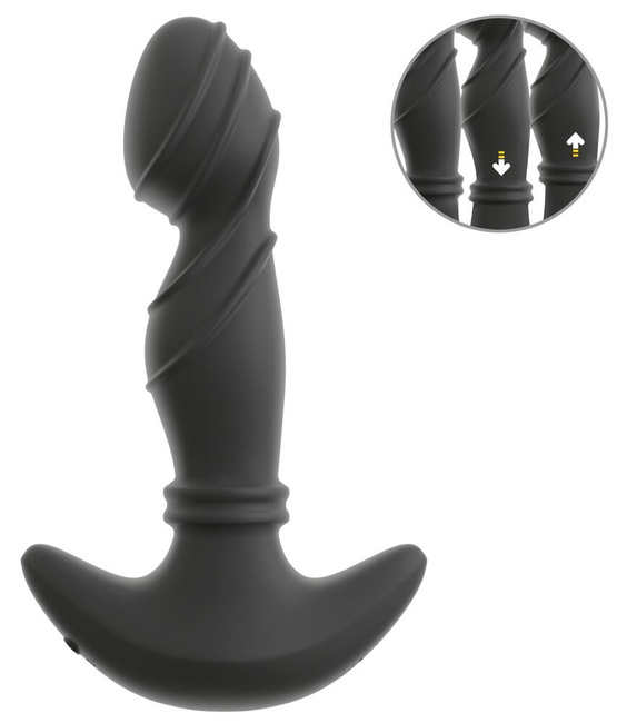 Masażer prostaty z dwoma silnikami, 10 trybów wibracji