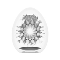 Na jeszcze lepszy dzień - masturbator jajko Tenga EGG Shiny II o wewnętrznej powierzchni w kształcie słońca i jego promieni, seria Hard Boiled (STRONGER)