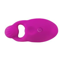 Uśmiech na spacerze – wibrator spacerowy, domajtkowy z dużą rowkowaną główką do punktu G i stymulatorem łechtaczki