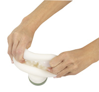 Duży masturbator 3w1 z wibracjami, ruchem posuwistym, z grzaniem i świecącą czaszką