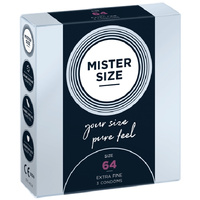 Prezerwatywy MISTER SIZE rozmiar 64 mm 3 szt.