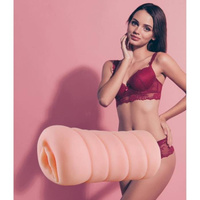 Ciasna cipka młodej studentki Megane, realistyczny masturbator anatomiczny