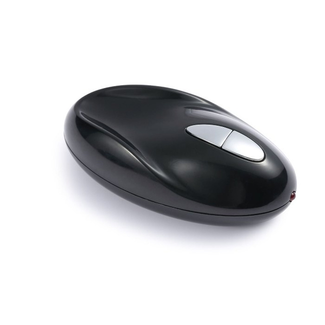 Tylne wejście - wygięty wibrujący silikonowy masażer prostaty o karbowanej powierzchni sterowany pilotem