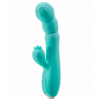 Wodoodporny wibrator z nowoczesnym stymulatorem clitoris
