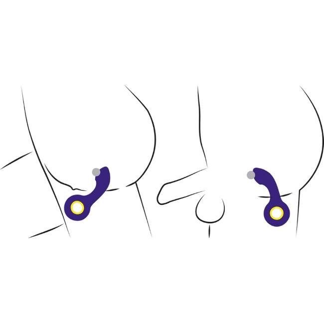 Uśmiechnięty wibrujący wytrych do punktu G i punktu P 13,7 cm