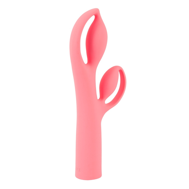 Królik Alicji – bajeczny elastyczny wibrator z królikiem do łechtaczki, 25 cm I wkładane 13,3 cm, silikon, IPX7