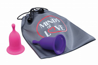 2 silikonowe kubeczki menstruacyjne z etui