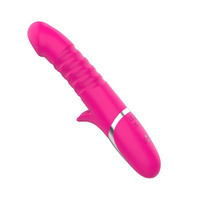 Dwusilnikowy wibrujący i posuwisty figlarz z harmonijką i języczkiem – 64 kombinacje wibracji i posuwu