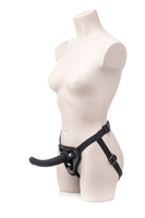 Zestaw Strap-On z czarnym dildo