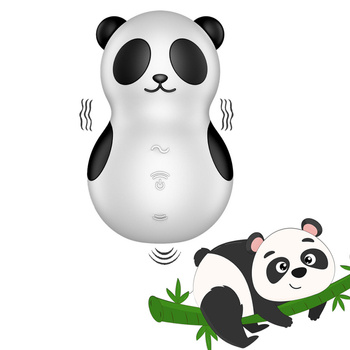 Słodka Panda - nowoczesny, bezdotykowy, soniczny masażer łechtaczki typu pingwinek. 12 trybów, IPX7