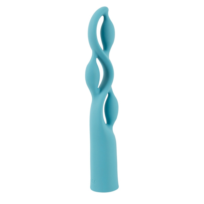 Rozkosz Fiony – bajeczny elastyczny wibrator z trzema pętlami, 3 silniki, 25 cm I wkładane 18,3 cm, silikon, IPX7