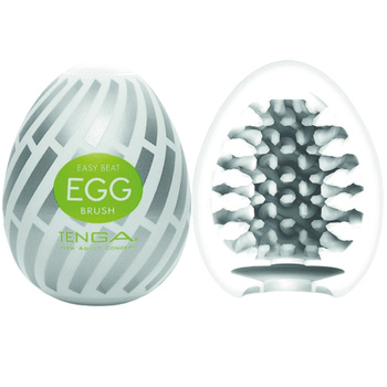Totalna jazda- masturbator jajko Tenga EGG Brush o wewnetrznej powierzchni w kształcie szczoteczki, seria New Standard (REGULAR)
