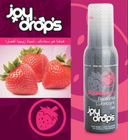 Truskawkowy żel nawilżający JoyDrops 100 ml