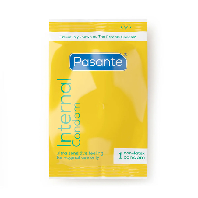 Pasante - Female Condoms. Nielateksowe prezerwatywy dla kobiet z nawilżającym lubrykantem,