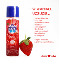 Jadalny żel ZMYSŁOWA TRUSKAWKA, do seksu oralnego, waginalnego i analnego, naturalne aromaty, na bazie wody, 130 ml