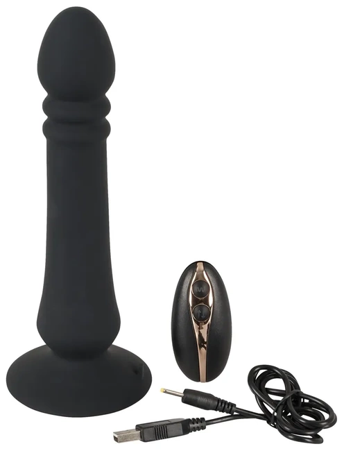 Dildo analne porywisto-zawrotne na pilota