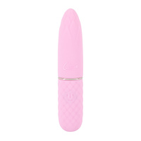 Liliowy prosty mini wibrator do kosmetyczki, do waginy i anusa, super silne wibracje, 10,5 cm, Cuties 5 generacji