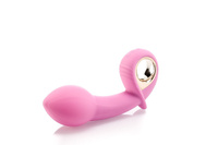 Wibrator pompowany z zmieniającej się grubości, super rozkosz i trening mięśni Kegla, 16 cm