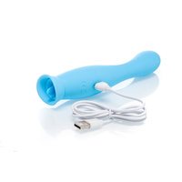 Dwustronny wibrator z języczkiem Zenn