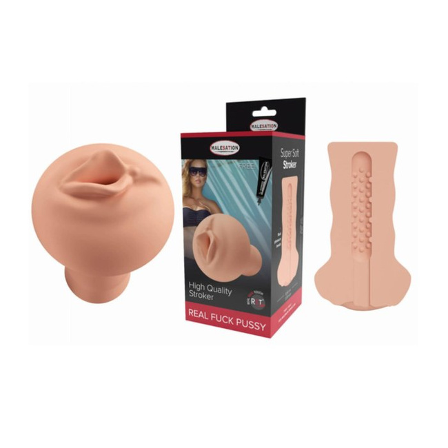 Realistyczny masturbator – ostra cipka + żel gratis