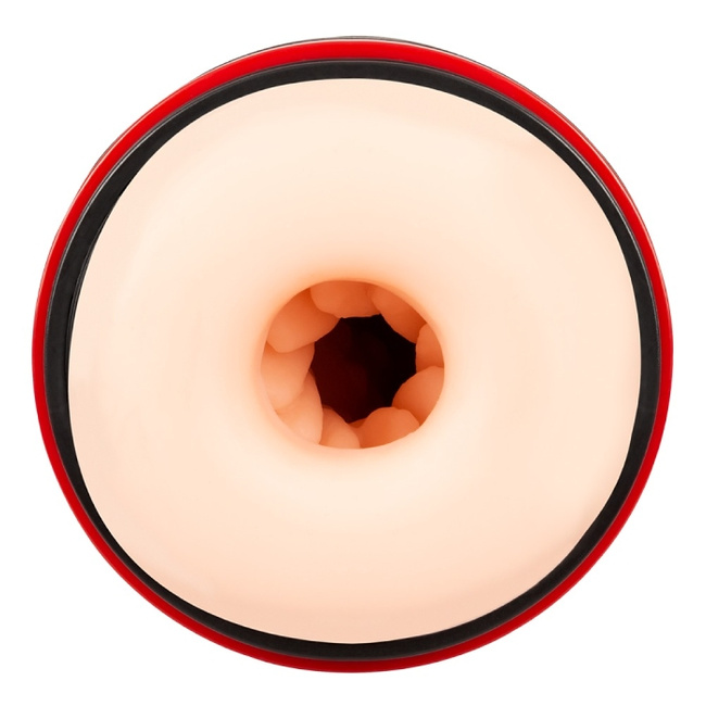 Masturbator dwusilnikowy ze sterowaną siłą nacisku na penisa, funkcją ssania i rozkosznymi kobiecymi jękami i WYNE 6